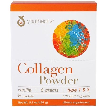 YOUTHEORY Youtheory 537705 Collagen Powder Packets 537705